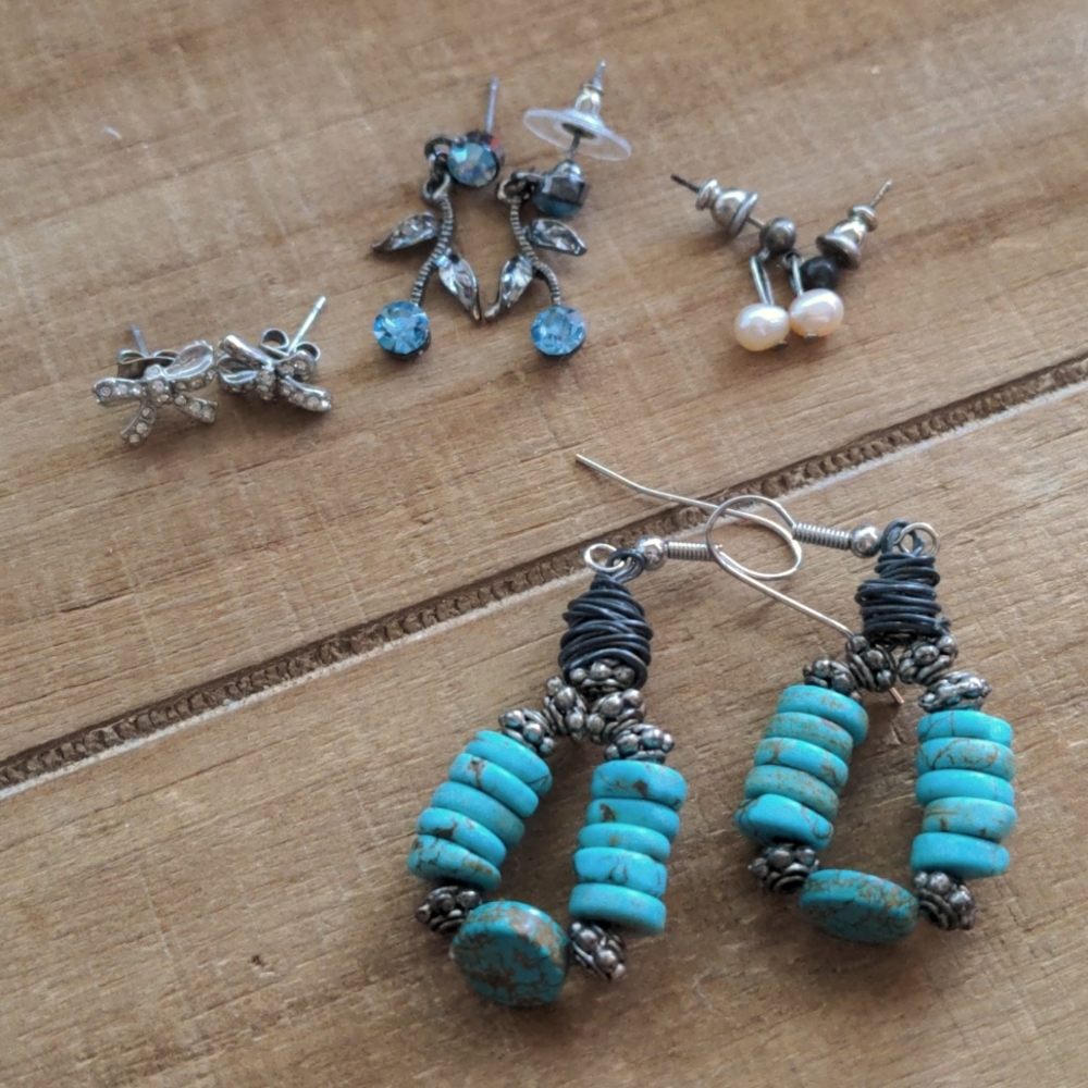 Semi Precious Earring Lot -- Inc Kate Spade